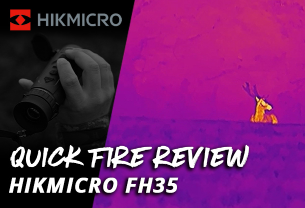 NV QUICK FIRE REVIEW: HIKMICRO Falcon FH35 35mm 384x288 12µm 20mk Hand Held Thermal Imager Monocular 