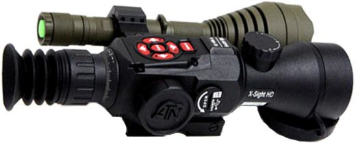 ATN X-Sight 2 HD 3-14×50 Smart Day/Night Scope with Free Big Green 67IR Torch